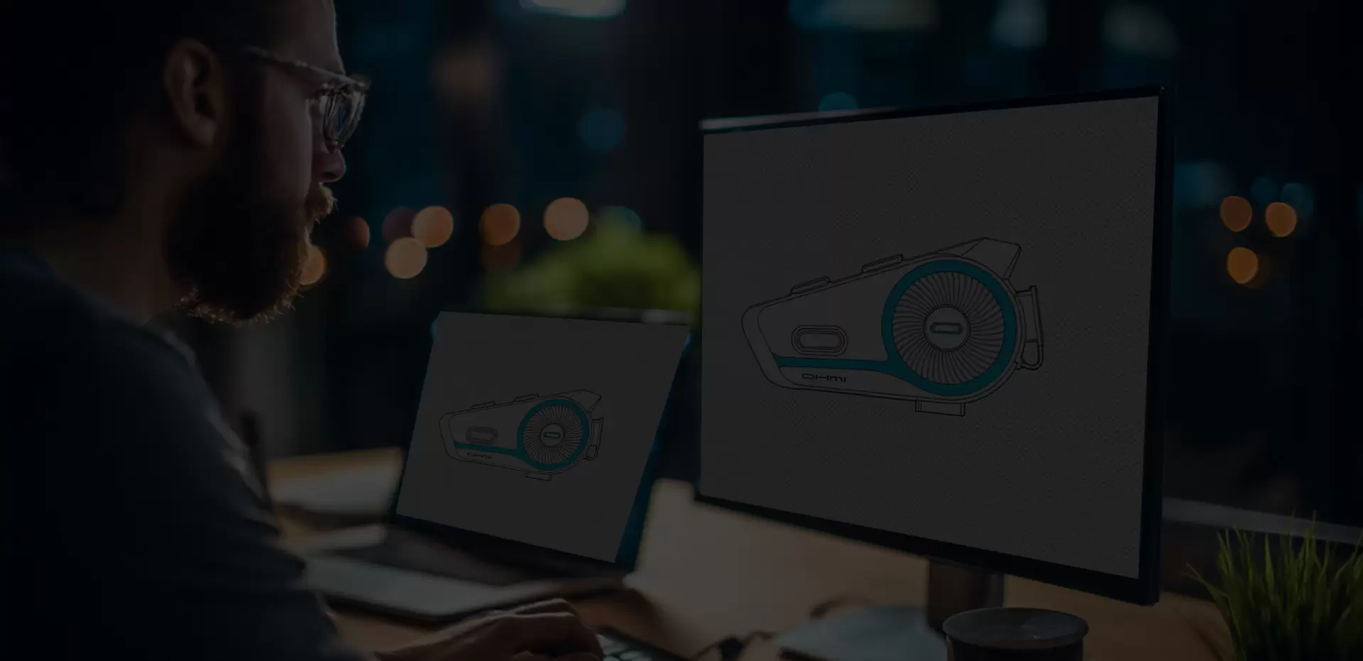 سماعة بلوتوث ذكية للخوذة