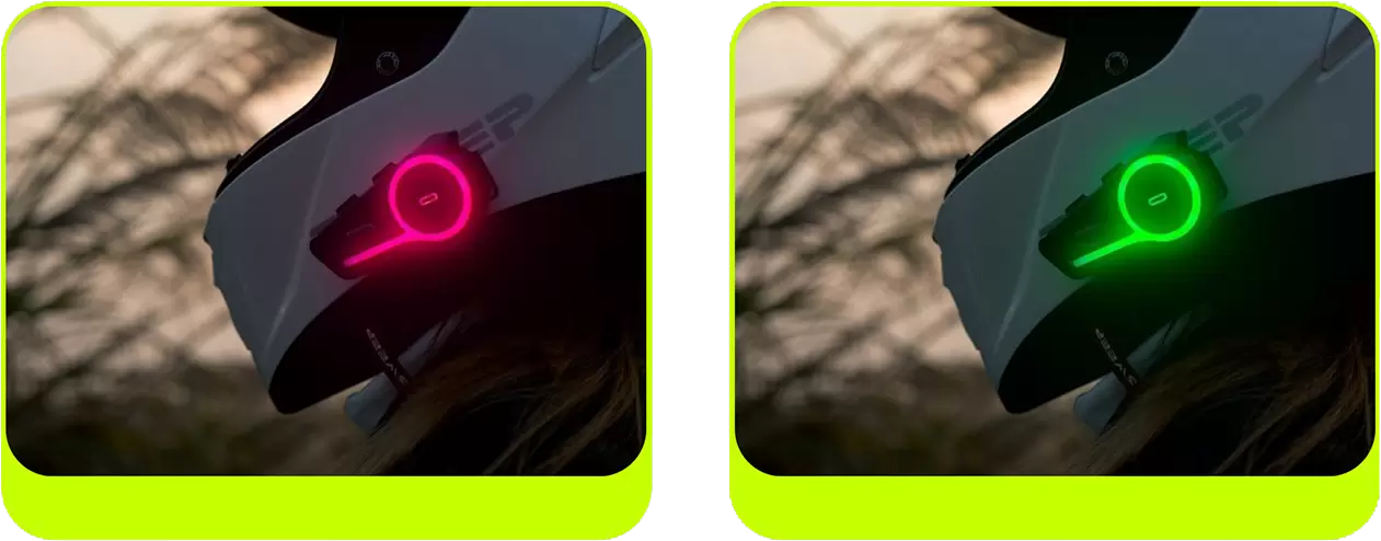 سماعة بلوتوث ذكية للخوذة للدراجات النارية