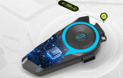 نظام اتصالات فاخر للدراجات النارية